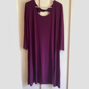 Market and Spruce Keyhole Back Purple Dress